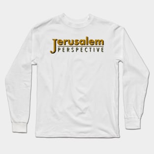 Jerusalem Perspective logo Long Sleeve T-Shirt